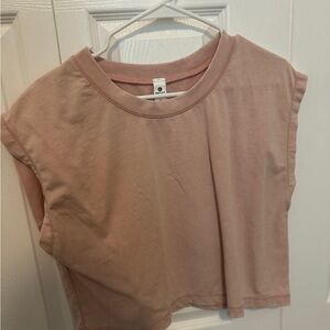 90 Degree By Reflex Blush Crop Top